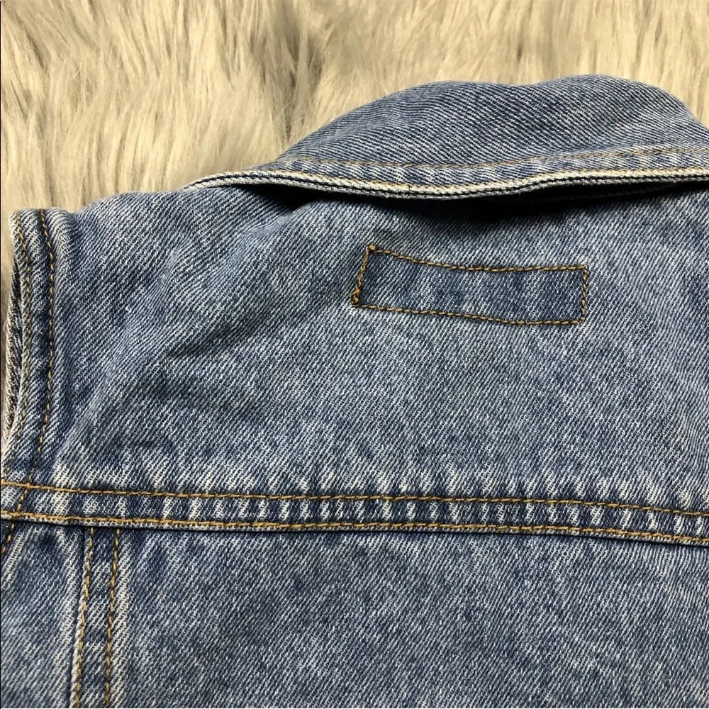Vintage Toddler Jordache Denim Snap Up Vest